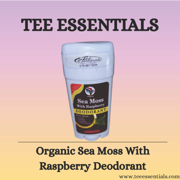 Organic Sea Moss With Raspberry Deodorant
